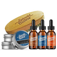 Thumbnail for Mini Balm & Oil Set with Beard Brush (Combo 2)