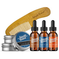 Thumbnail for Mini Balm & Oil Set with Beard Comb (Combo 2)