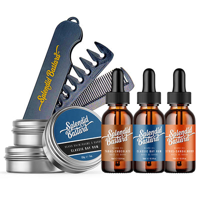 Mini Balm & Oil Set with Folding Comb (Combo 2)